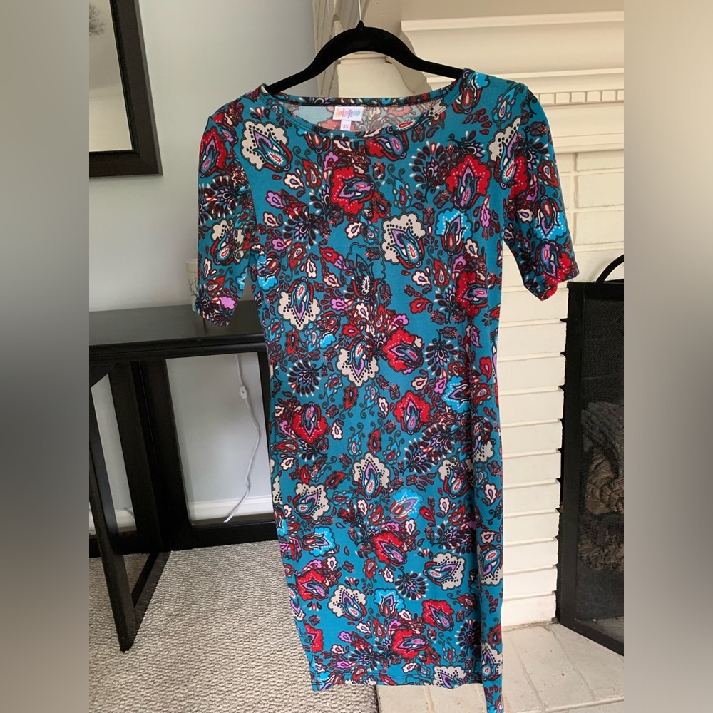 LuLaRoe Julia Dress Size XS